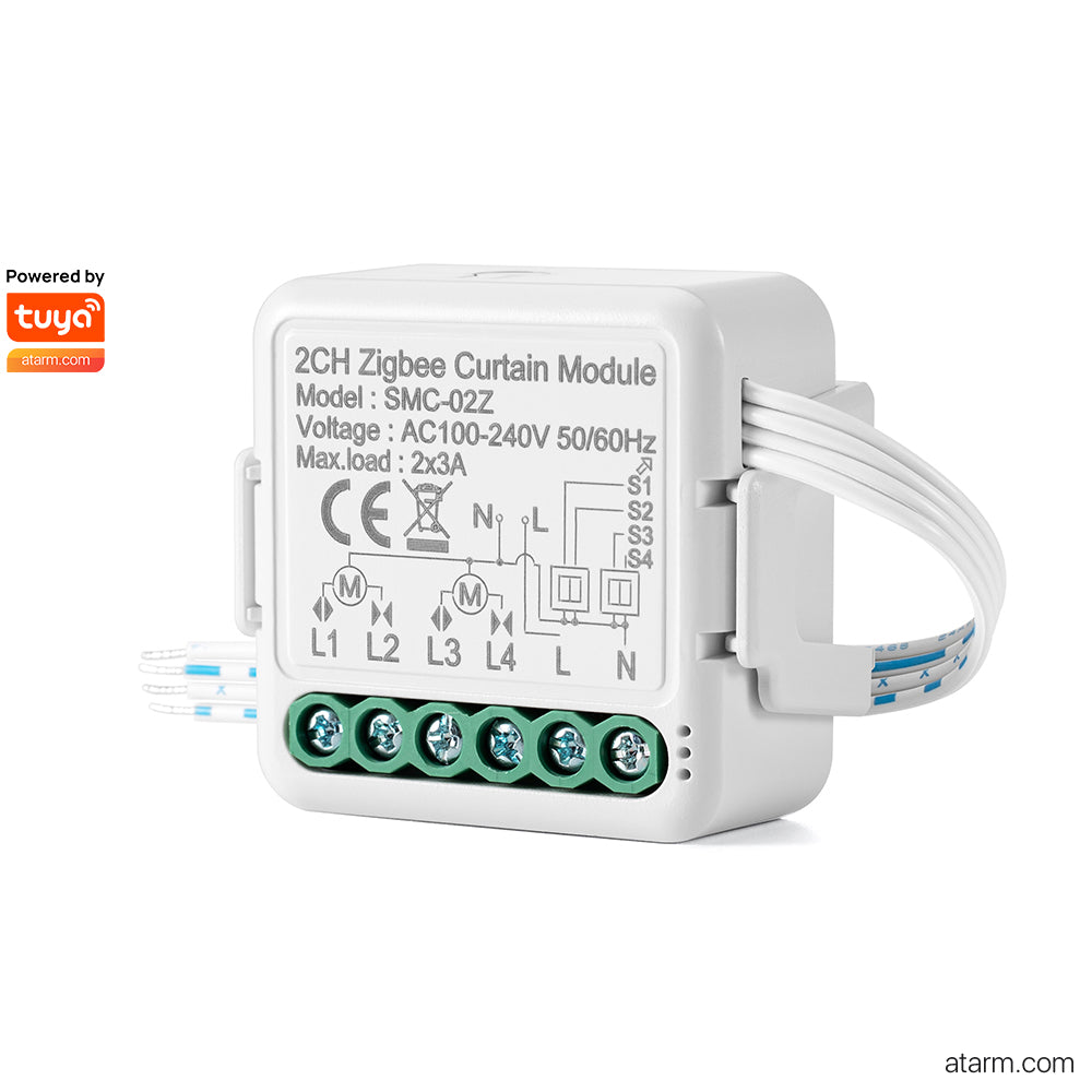 SMC-02Z 2CH Zigbee Curtain Module